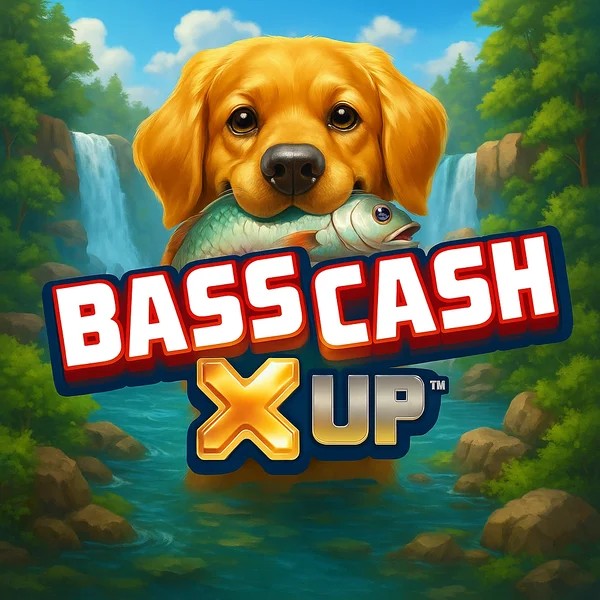Bass Cash X UP online game logo by Alchemy Gaming on elabetscasino.com