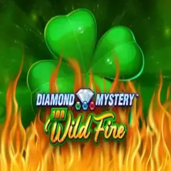 Diamond Mystery 100 Wild Fire slot visual from Greentube available on elabetscasino.com