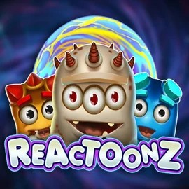 Reactoonz by Play’n GO, showcased at elabetscasino.com – game logo