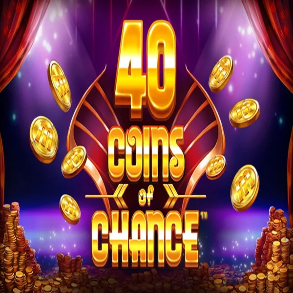 Official Slots logo: 40 Coins of Chance by SYNOT Games at Elabet Casino