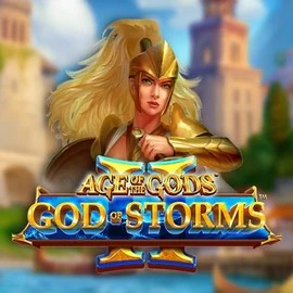Age Of The Gods: God Of Storms 2 by Playtech, showcased at elabetscasino.com – game logo