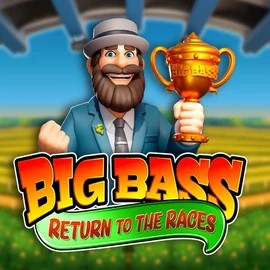 Big Bass Return to the Races by Pragmatic Play, showcased at elabetscasino.com – game logo