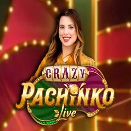 Official Live Casino logo: Crazy Pachinko by Evolution at Elabet Casino