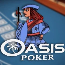 Enjoy Oasis Poker by Nucleus Gaming – logo hosted on elabetscasino.com