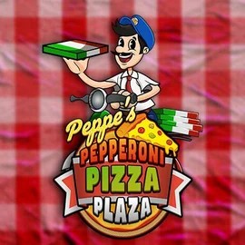 Peppe’s Pepperoni Pizza Plaza logo by Pragmatic Play at Elabet Casino